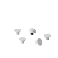 New Zone Denmark A-bulletin board Magnet 5 stk. Soft Grey