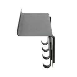 Best Zone Denmark A-Hallway Shelf Entrehylde Black