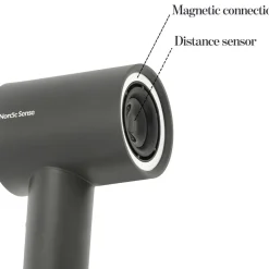 Nordic Sense AI-hårtørrer 1600 watt Grå
