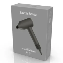 Nordic Sense AI-hårtørrer 1600 watt Grå