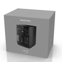New Nordic Sense Airfryer 2000 watt Sort