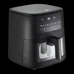 Clearance HOLM Airfryer med vindue 1650 watt Mat sort