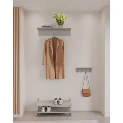 Outlet Zone Denmark A-Shoe Rack Skoreol Soft Grey