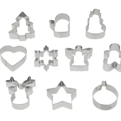 Best Blomsterbergs ass. forme Kageudstikker 10 stk. Stål