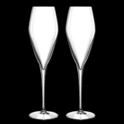 Best Luigi Bormioli Atelier Champagneglas Prosecco 2 stk. Klar