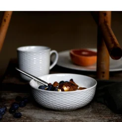 New Pillivuyt Basket Tallerken flad Hvid