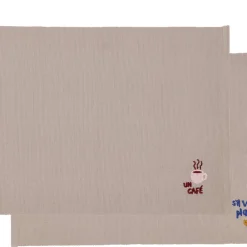 New Södahl Bistro Dækkeserviet 2 stk. Coffee brown