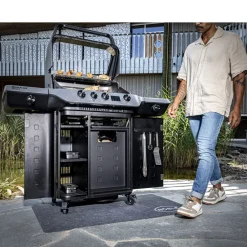 Rösle BlazeFlame Master 3 Gasgrill 24100 watt Sort