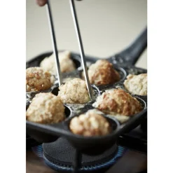 Discount HOLM Æbleskivepande Sort