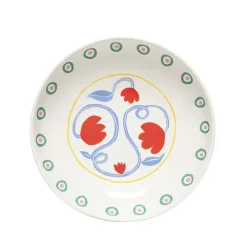 Online Costa Nova Bliss Salat-/pastatallerken dyb R&oslash;d/Hvid/Blå