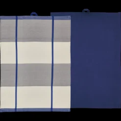 Discount Södahl Blocks Viskestykke 2 stk. Royal Blue