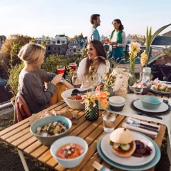 Online Mepal Bloom Dyb tallerken Pebble hvid