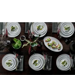 Hot Pillivuyt Boulogne Tallerken flad Hvid