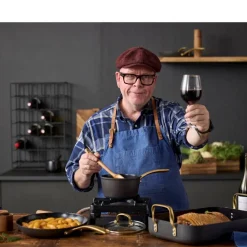 Discount HOLM Brasserie Stegepande keramisk non-stick Sort