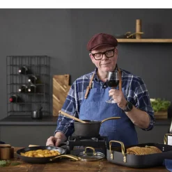 Discount HOLM Brasserie Stegepande keramisk non-stick Sort