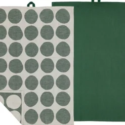 Outlet Södahl Bubbles Viskestykke 2 stk. Pine green