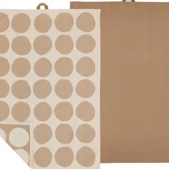 Online Södahl Bubbles Viskestykke 2 stk. Warm Taupe