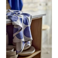 Best Södahl Bubbles Viskestykke 2 stk. Royal Blue