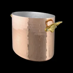Clearance Mauviel Champagnekøler oval Hamret kobber