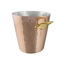 Hot Mauviel Champagnekøler rund Hamret kobber