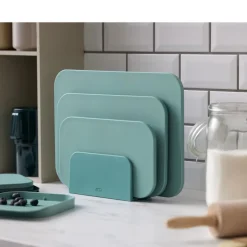 Online Rosti Choptima Skærebrætsæt 4 dele Nordic green