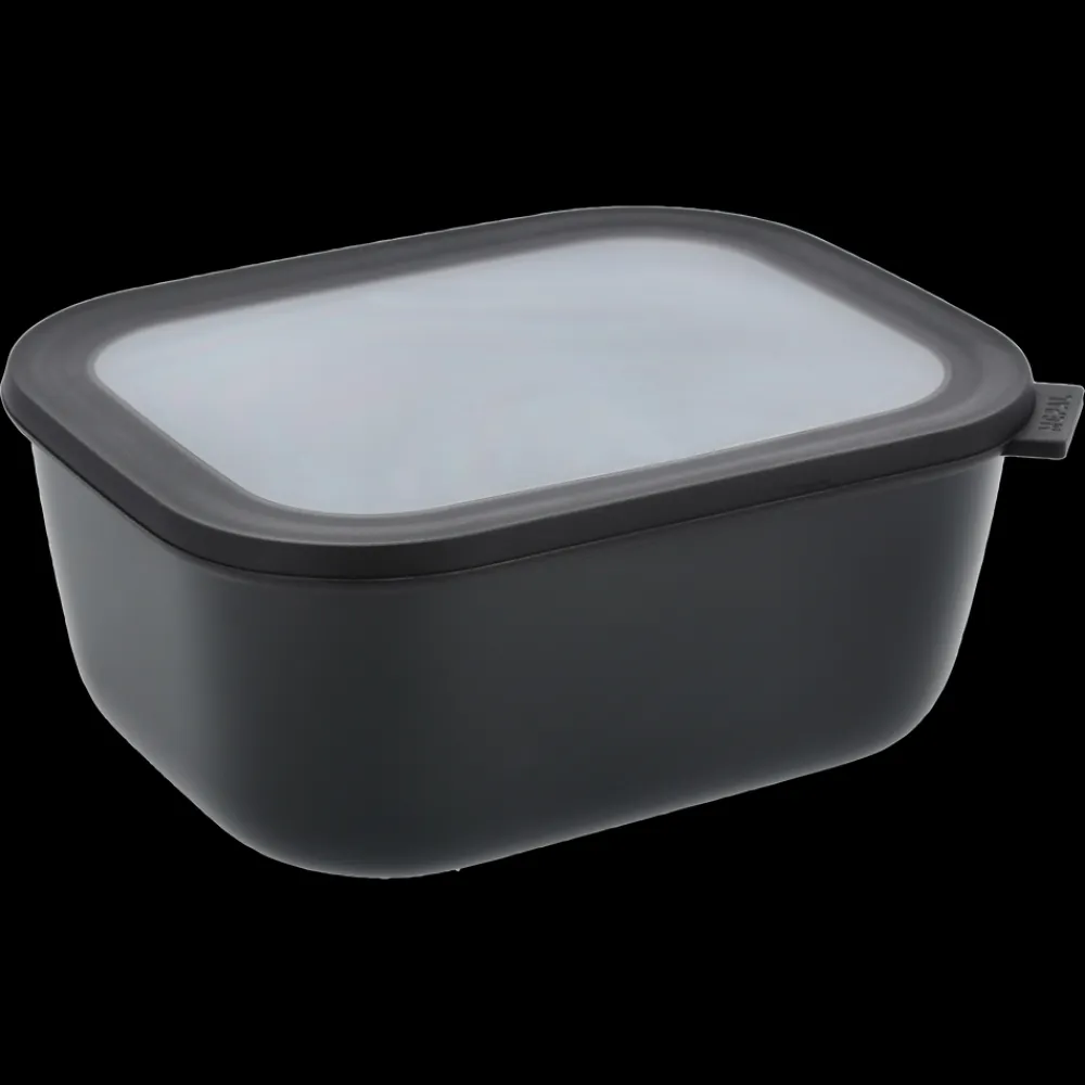 Sale Mepal Cirqula Rektangulær skål m/låg Black