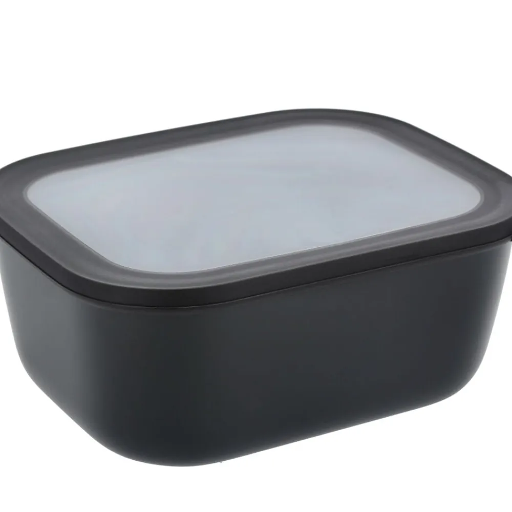 Sale Mepal Cirqula Rektangulær skål m/låg Black