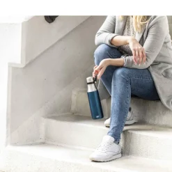 Discount Alfi City Drikkeflaske dobbeltvægget Blå satin