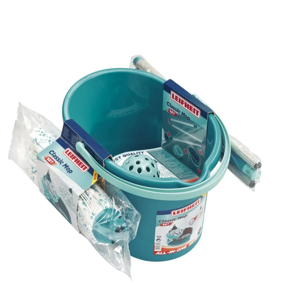 Sale Leifheit Classic Gulvvaskersæt Turkis
