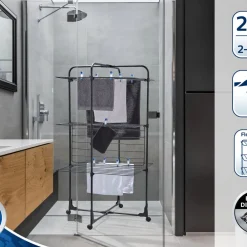 Online Leifheit Classic Tower 270 Tørrestativ Black