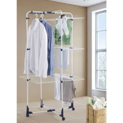 Sale Leifheit Classic Tower 340 Tørrestativ Hvid/Blå