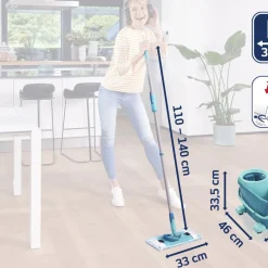 Clearance Leifheit Clean Twist M Ergo Mobile Gulvvaskersæt Gr&oslash;n