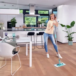 Discount Leifheit Clean Twist M Ergo/Power Clean Moppeklud super soft Lys blå