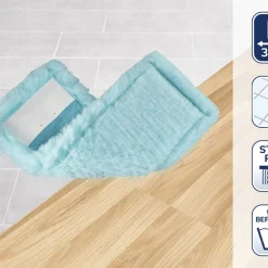 Outlet Leifheit Clean Twist M Ergo/Power Clean Moppeklud static plus Turkis