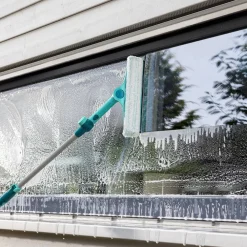 Clearance Leifheit Click Vinduesvasker 4in1 teleskop Gr&oslash;n