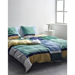 Clearance Södahl Colour Block Sengetøj Sea Green
