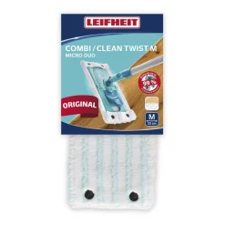 New Leifheit Combi/Clean Twist M Moppeklud micro duo Hvid