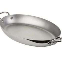 Best Mauviel Cook Style Pande med 2 greb oval Stål