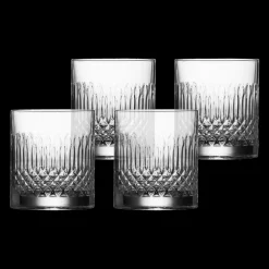 Best Luigi Bormioli Diamante Vandglas/whiskyglas 4 stk. Klar