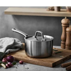 Hot Pillivuyt Gourmet Divette Kasserolle med låg Silver metallic