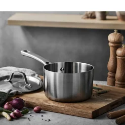 Hot Pillivuyt Gourmet Divette Kasserolle med låg Silver metallic