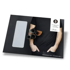 Sale BITZ Dækkeserviet 4 stk. Sort/Lyseblå