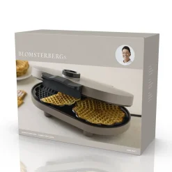 Discount Blomsterbergs Dobbelt vaffeljern 1600 watt Latte