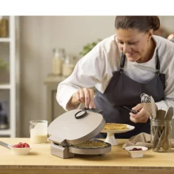 Discount Blomsterbergs Dobbelt vaffeljern 1600 watt Latte