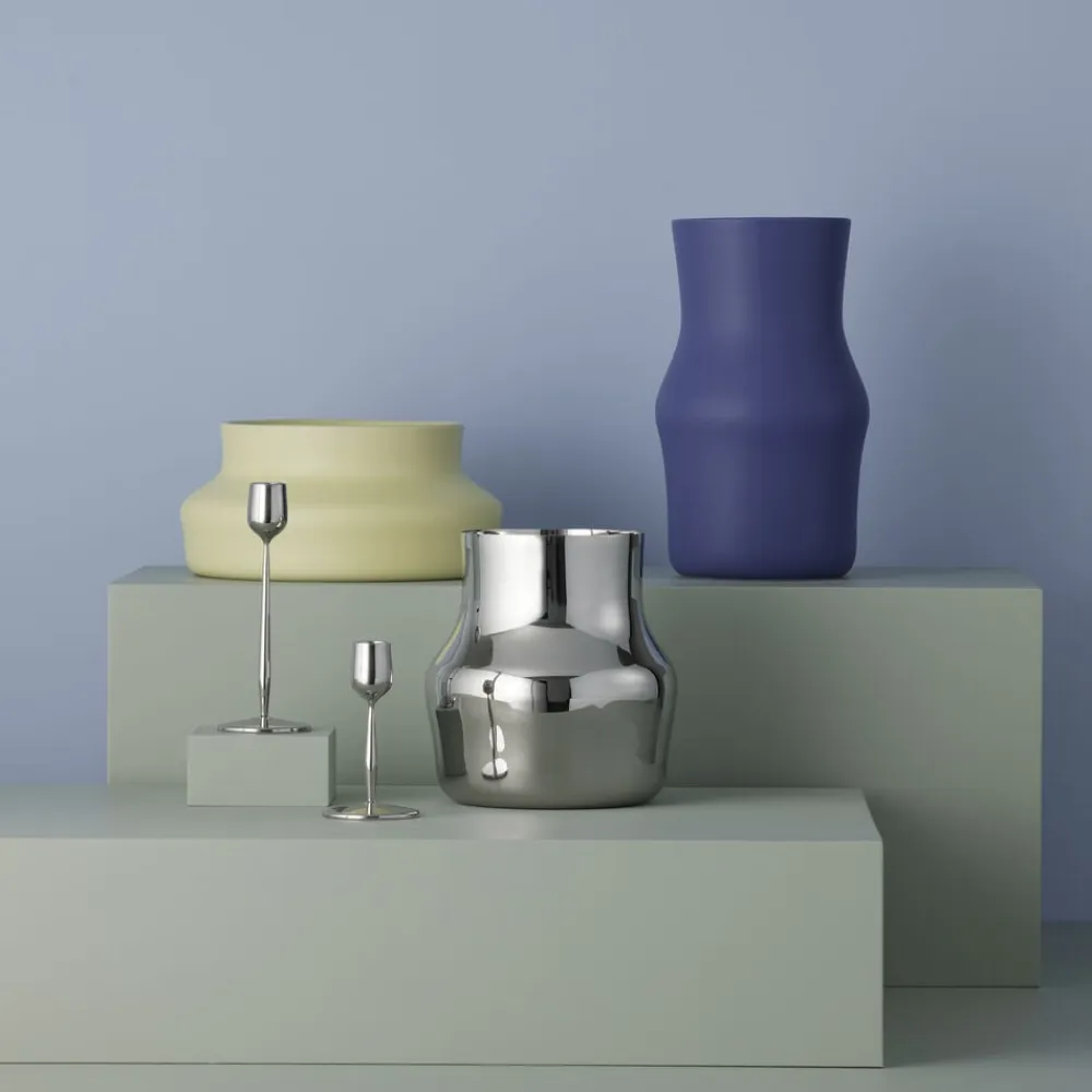 Discount Gense Dorotea Lysestage Blankt stål