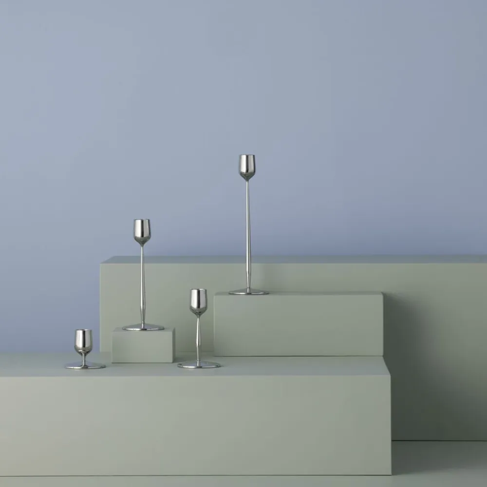 Discount Gense Dorotea Lysestage Blankt stål