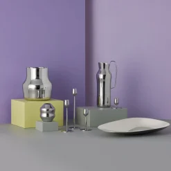 Discount Gense Dorotea Lysestage Blankt stål