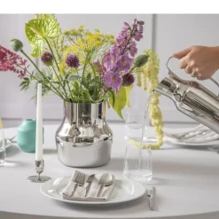 Discount Gense Dorotea Lysestage Blankt stål