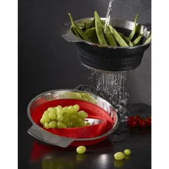 New Rösle Dørslag Stål/Sort