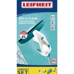 Leifheit Dry & Clean Vinduesvaskersæt 4 dele Gr&oslash;n